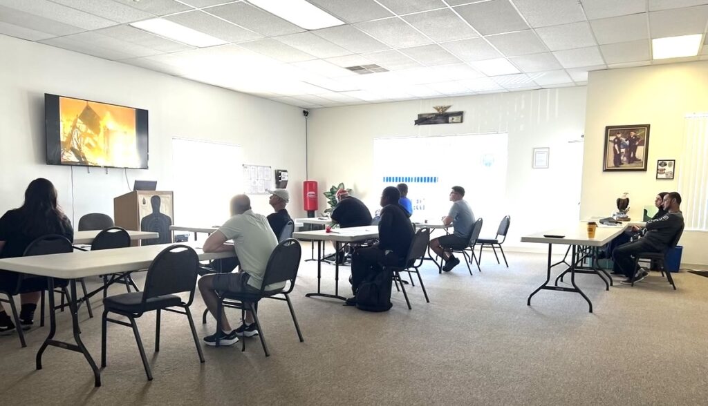 sotc security guard training classroom